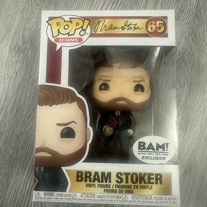 NEW! Funko Pop Icons #65 Bram Stoker BAM Exclusive Horror Collectible #funko